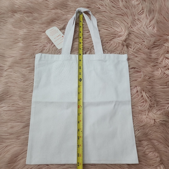 Poshmark @handcrafted canvas tote bag posh swag merch - Picture 4 of 7
